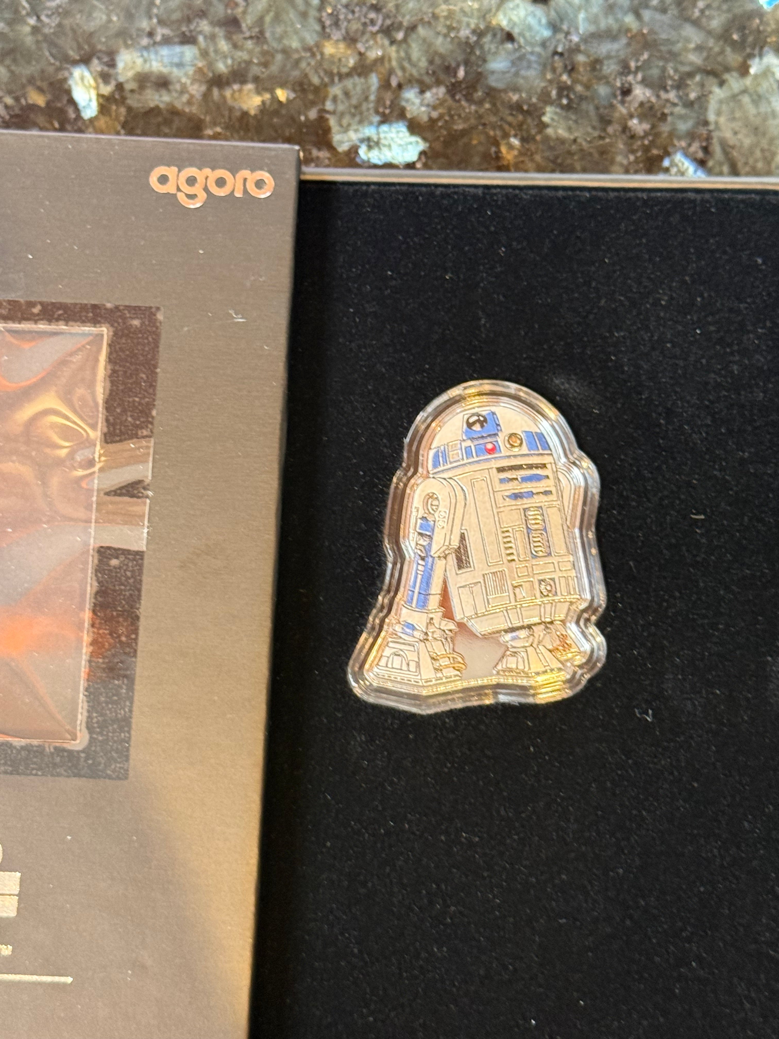 Brand New Agoro Niue Star Wars R2-D2 1oz .999 Fine Silver Coin